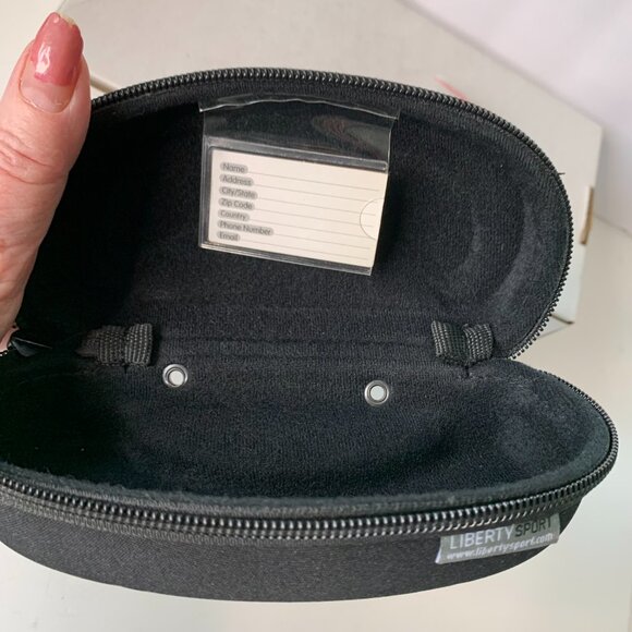 LIBERTY SPORT F8  EYEGLASS CASE BLACK NEW - Picture 10 of 12